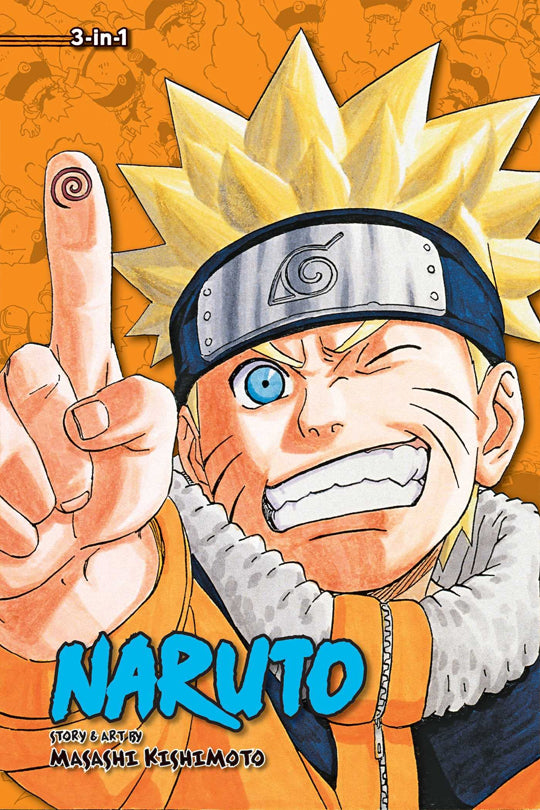 Naruto (3-in-1 Edition), Vol. 08